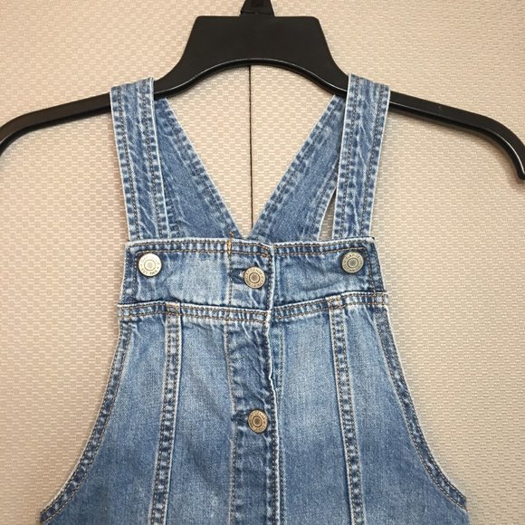 Gap Denim Overall Dress Girls Size Large - Picture 2 of 12